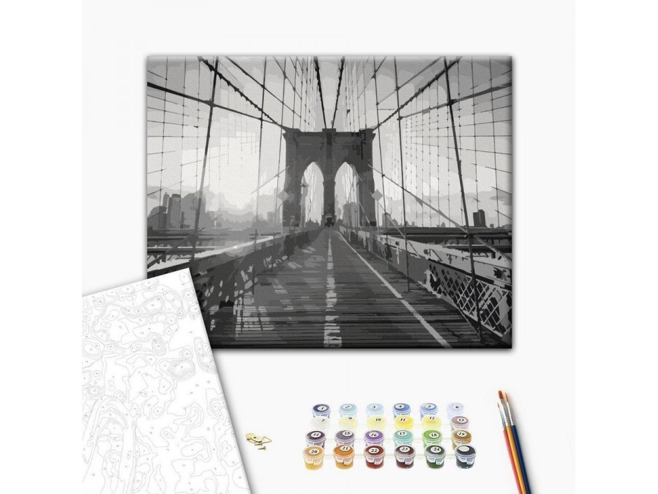 Tableau à peindre par soi-même - New York Bridge