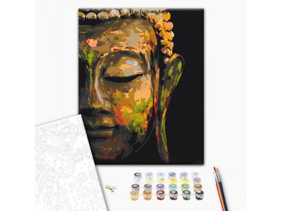 Tableau à peindre par soi-même - Buddha in the Shade