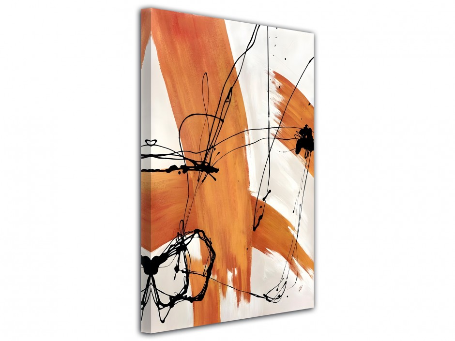 Tableau toile imprimée Élan Terracotta