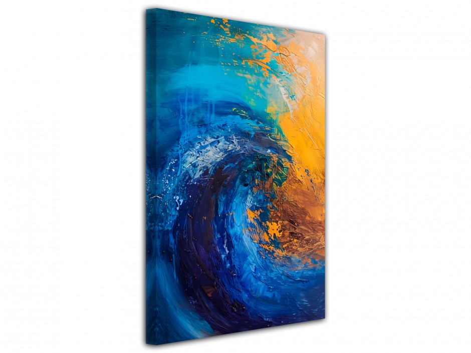 Tableau toile imprimée Vague d’Énergie