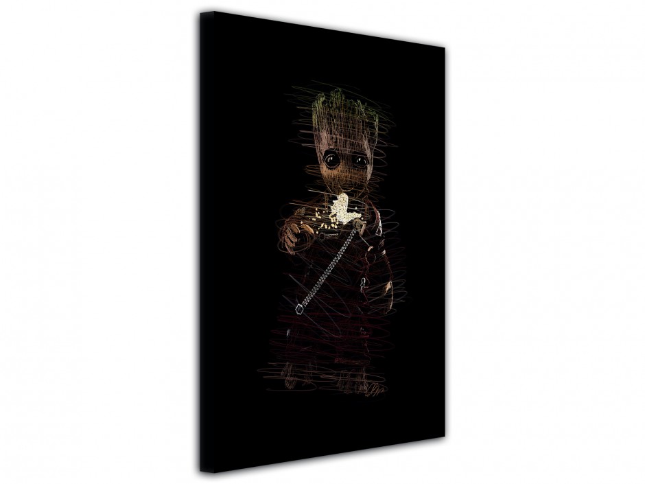 Tableau toile imprimée Héros galactique