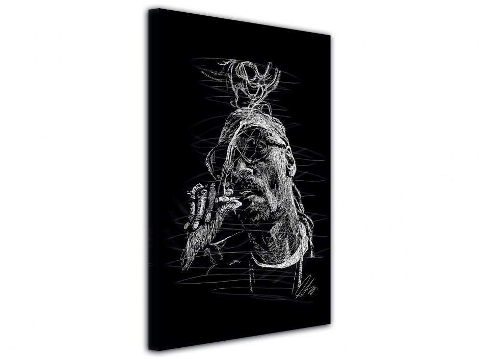 Tableau toile imprimée Légende du rap