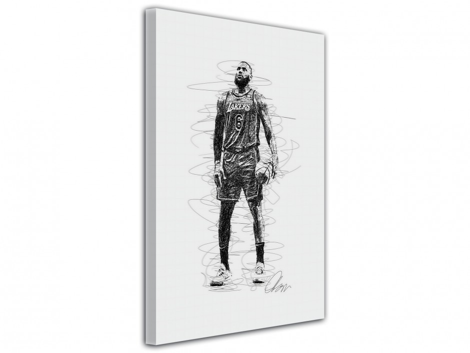 Tableau toile imprimée Champion des Lakers