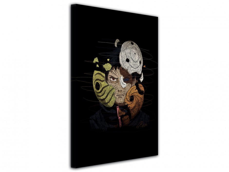 Tableau toile imprimée Masque du Guerrier