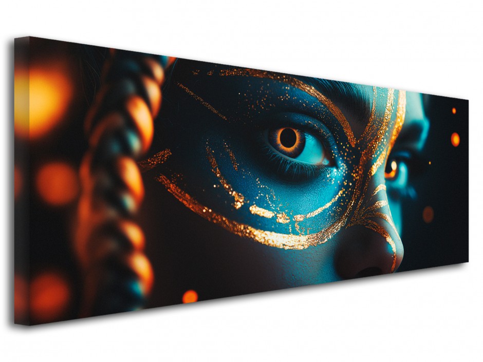 Tableau toile imprimée Masque doré mystique