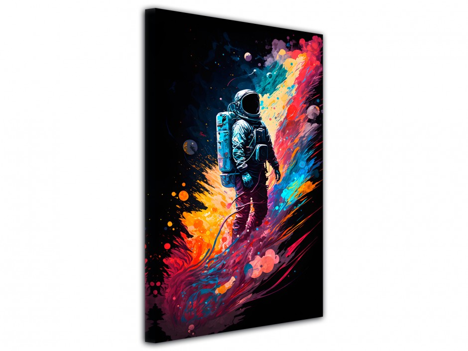 Tableau toile imprimée Astronaute Étoilé