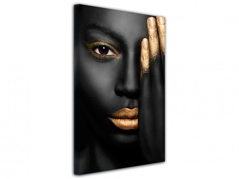 Tableau toile imprimée Éclat Doré