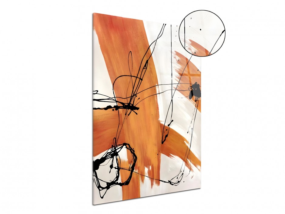 Tableau Plexiglas Élan Terracotta