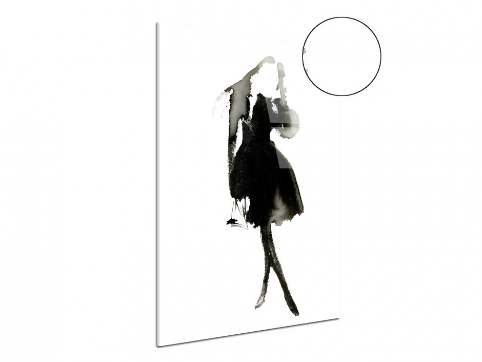 Tableau Plexiglas Élégance Noire