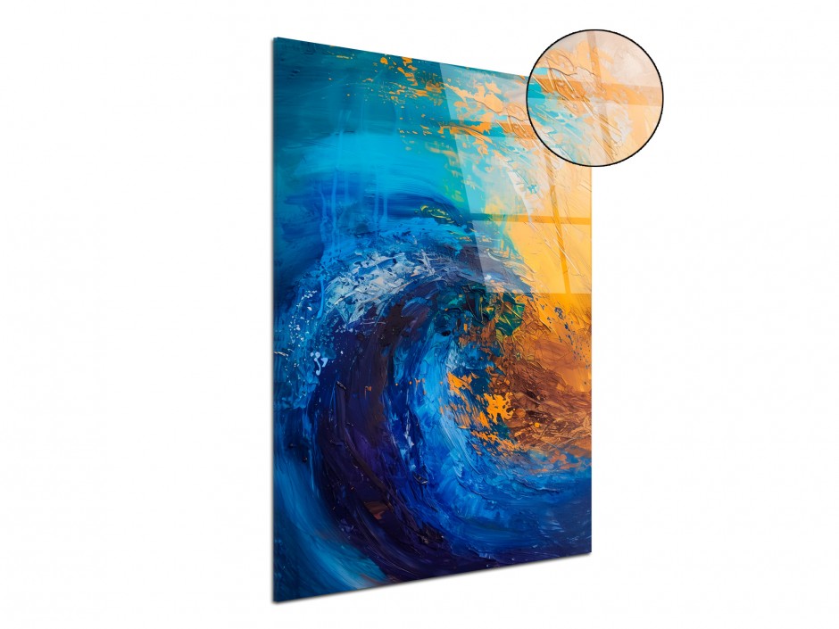 Tableau Plexiglas Vague d’Énergie