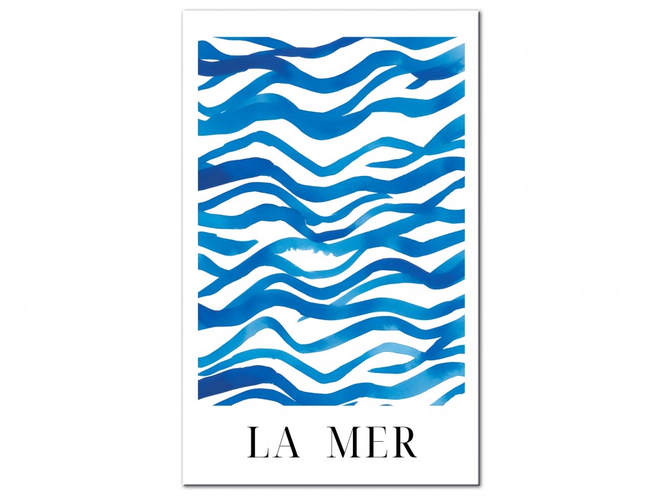 Tableau Aluminium La Mer Graphique
