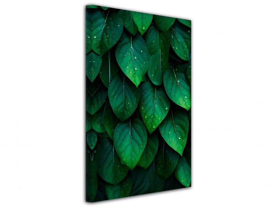 Tableau toile imprimée Bananiers Élégance Graphique