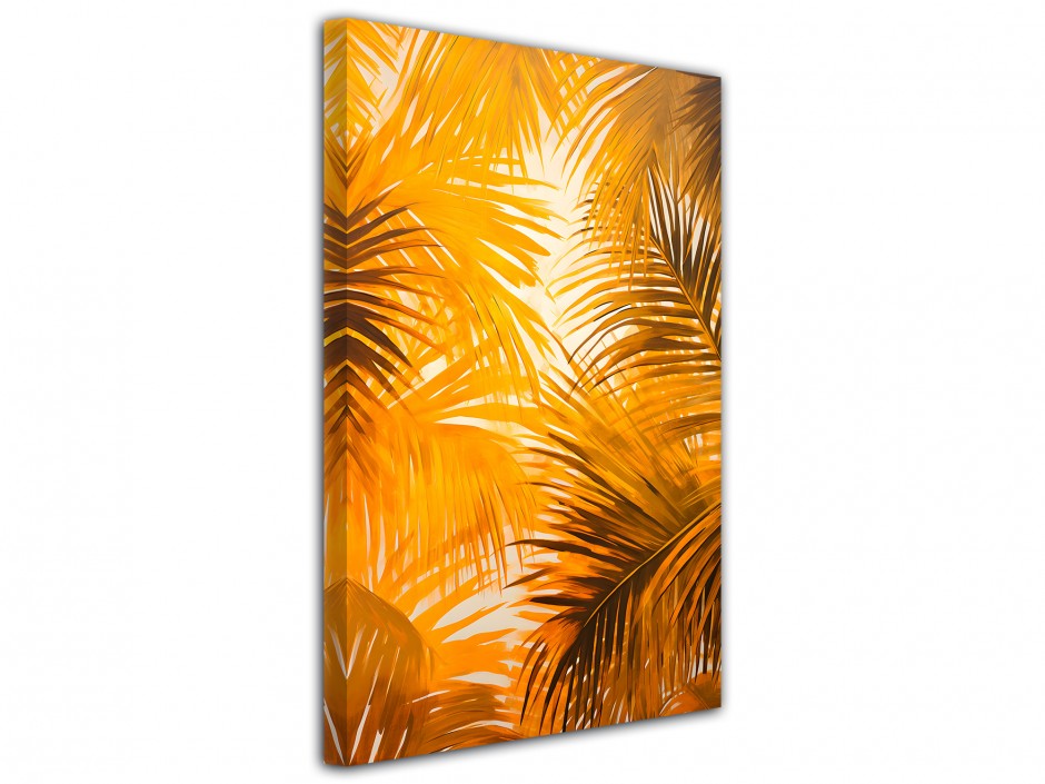 Tableau toile imprimée Lumière Tropicale Safran