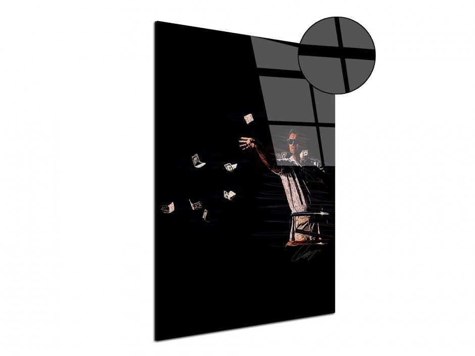 Tableau Plexiglas Money Flow