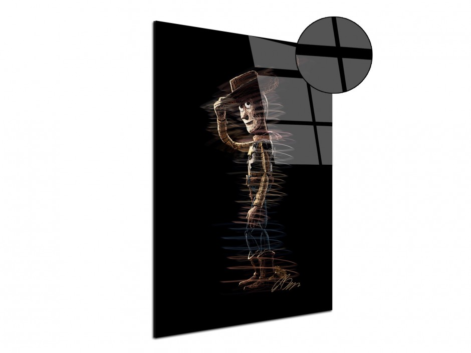 Tableau Plexiglas Héros du Far West