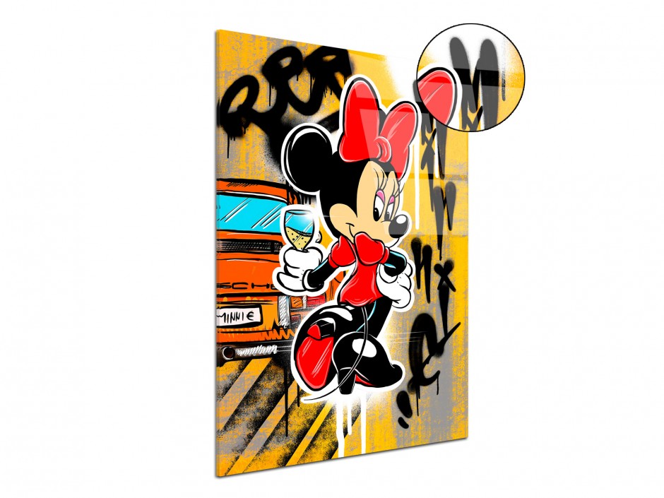 Tableau Plexiglas Minnie Pop Street