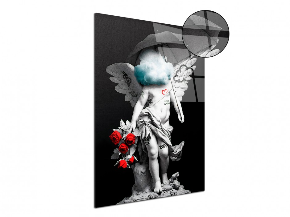Tableau Plexiglas Ange Rebelle