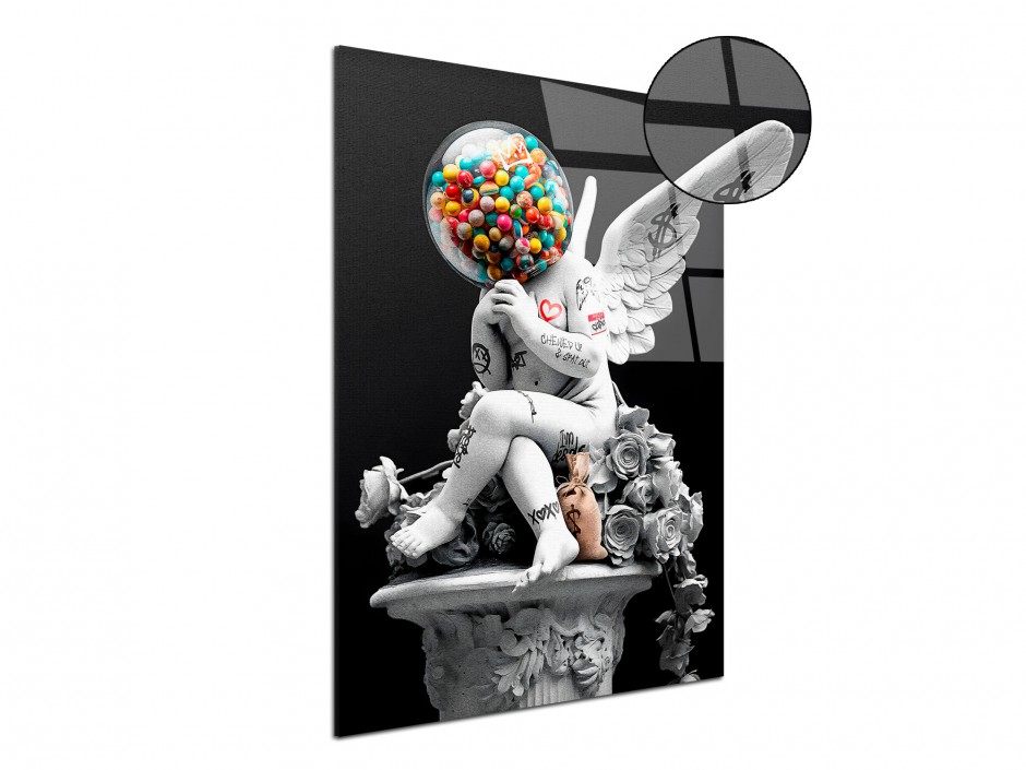 Tableau Plexiglas Ange Pop