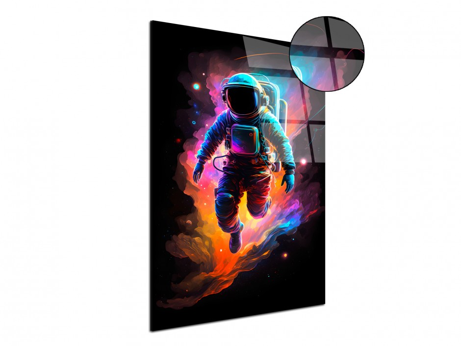 Tableau Plexiglas Voyage Spatial