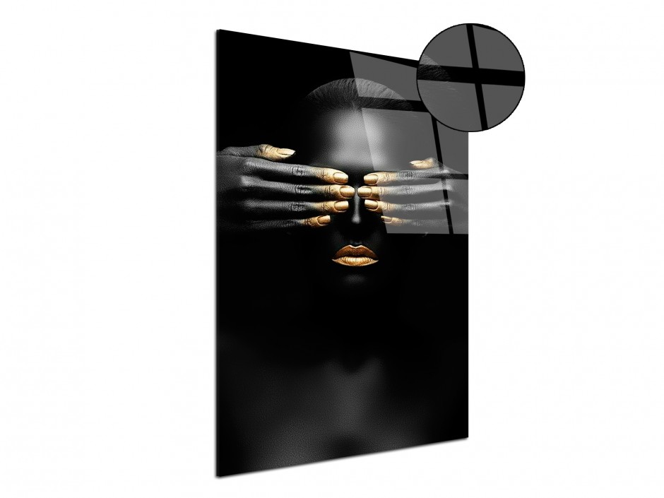 Tableau Plexiglas Beauté Dorée