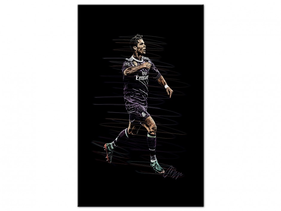 Tableau Aluminium Légende du football