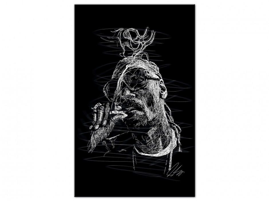 Tableau Aluminium Légende du rap