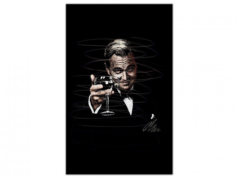 Tableau Aluminium Le Toast du Gentleman