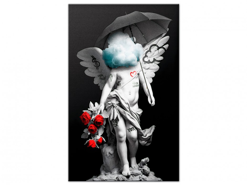 Tableau Aluminium Ange Rebelle