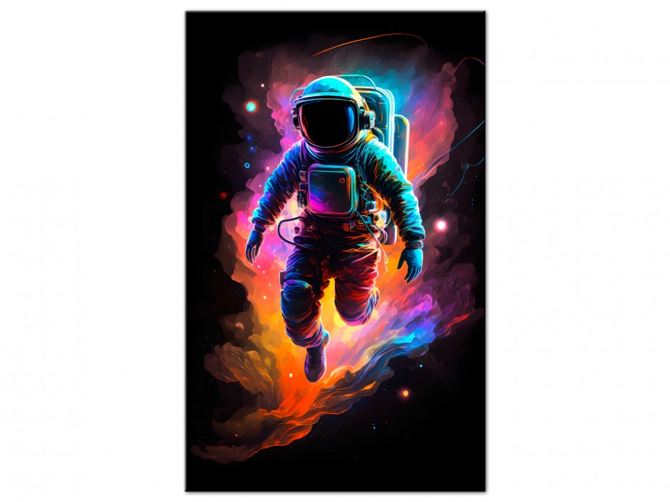 Tableau Aluminium Voyage Spatial