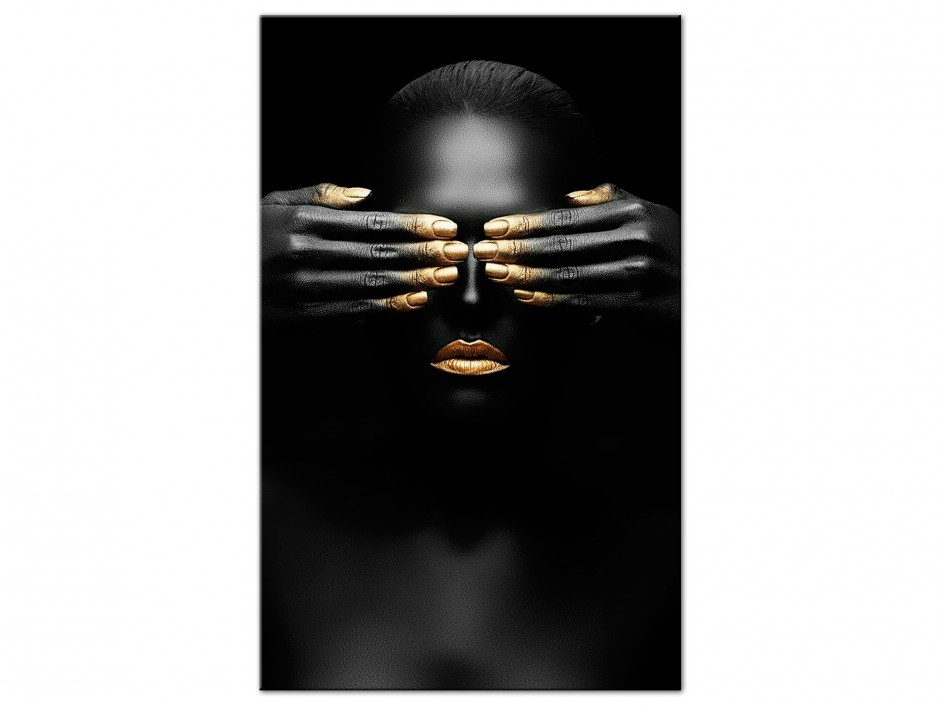 Tableau Aluminium Beauté Dorée