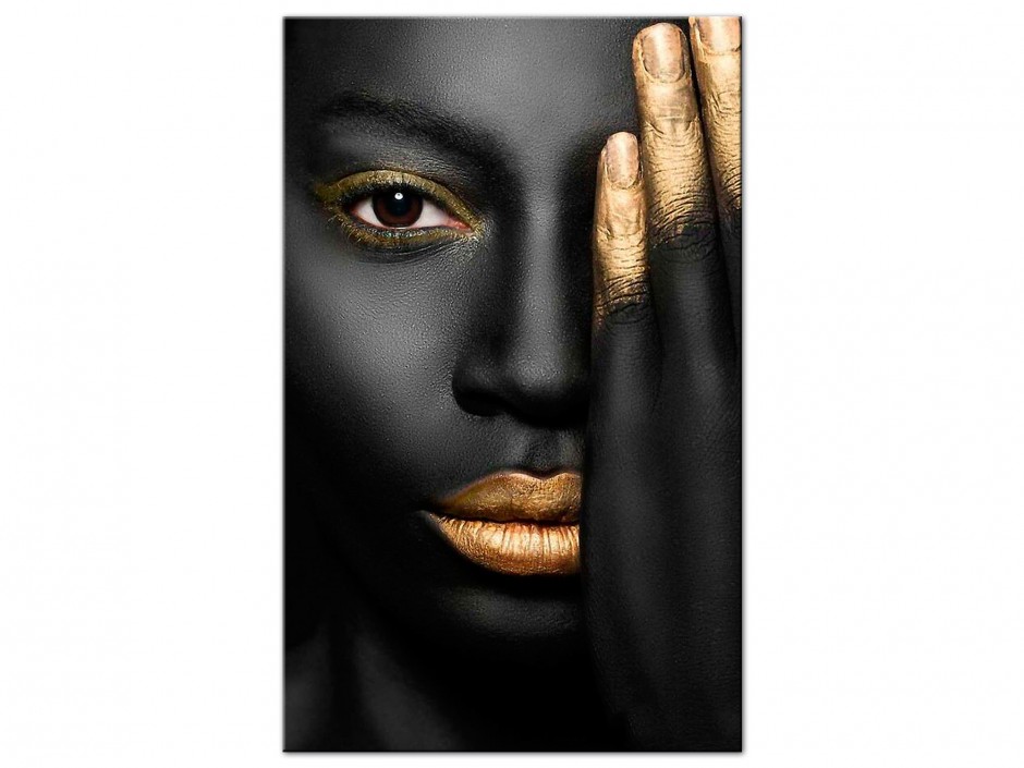 Tableau Aluminium Éclat Doré