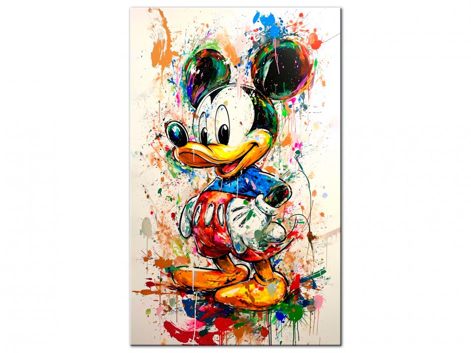 Tableau Aluminium Mickey Colors