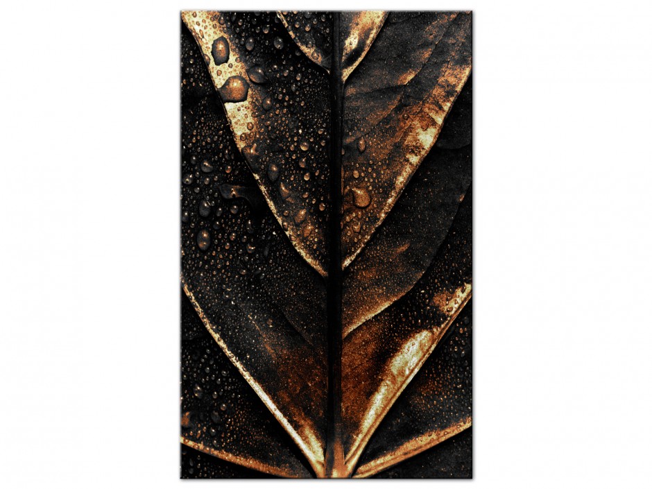 Tableau Aluminium Veines Cuivrées Précieuses