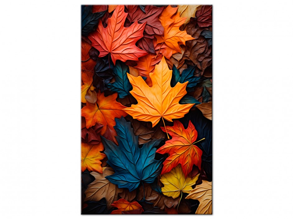 Tableau Aluminium Érables Multicolores