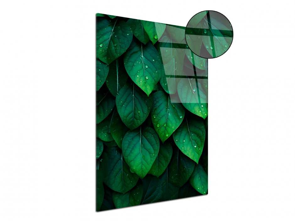 Tableau Plexiglas Bananiers Élégance Graphique