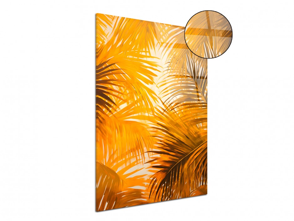 Tableau Plexiglas Lumière Tropicale Safran