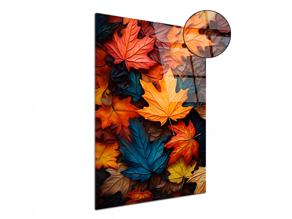Tableau Plexiglas Érables Multicolores