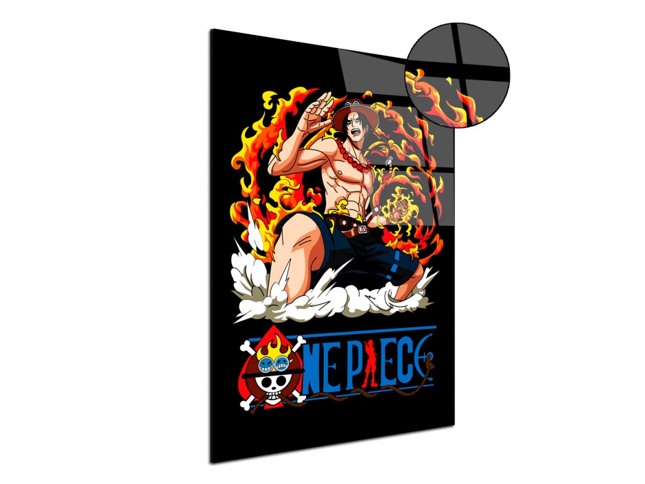 Tableau Plexiglas Ace Flames One Piece