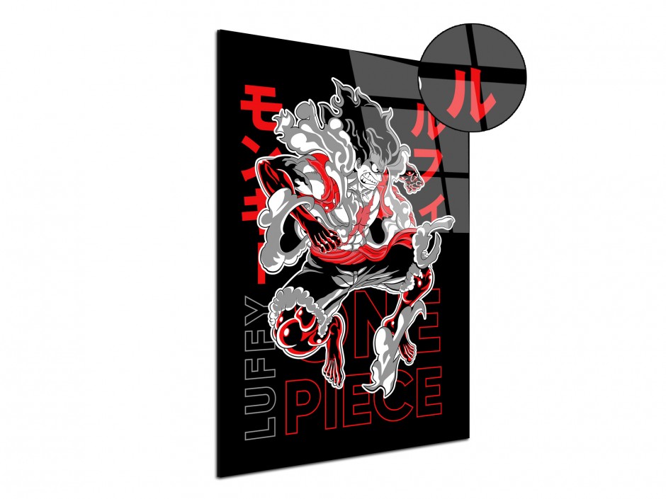 Tableau Plexiglas Luffy Forme Gear 4