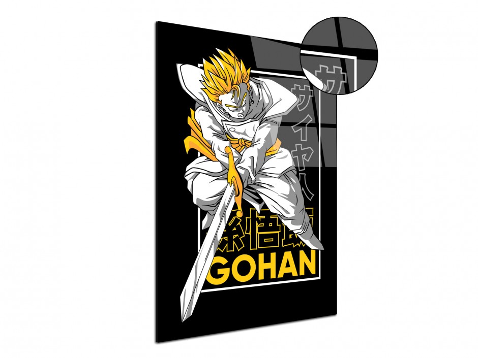 Tableau Plexiglas Gohan Guerrier à l’Épée