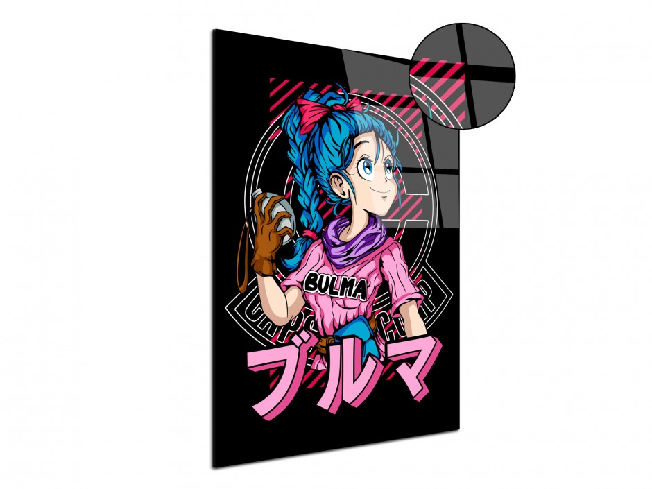 Tableau Plexiglas Bulma Style Retro Pink