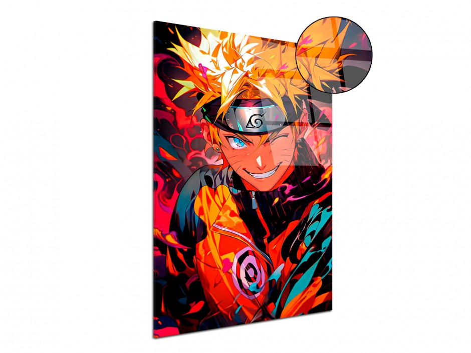 Tableau Plexiglas Naruto Color Explosion
