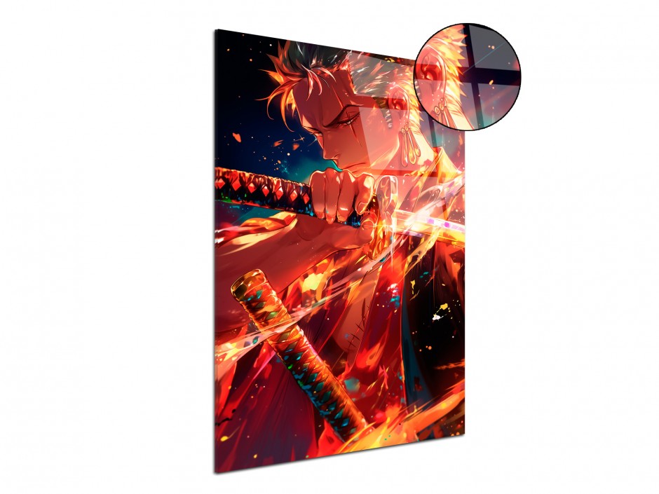 Tableau Plexiglas Zoro Lame de Feu