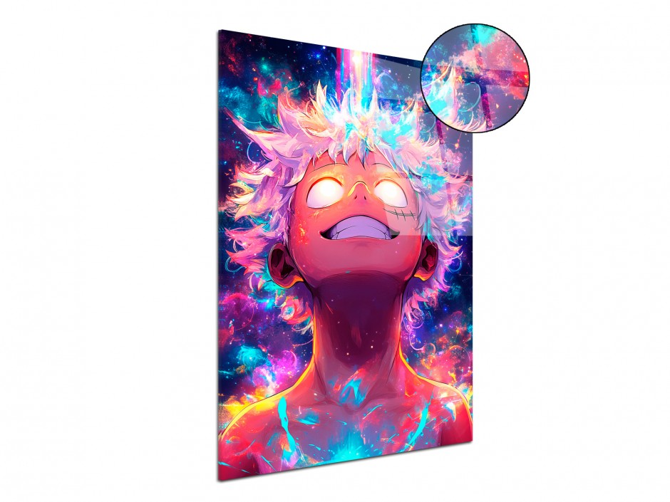 Tableau Plexiglas Luffy Ciel Cosmique