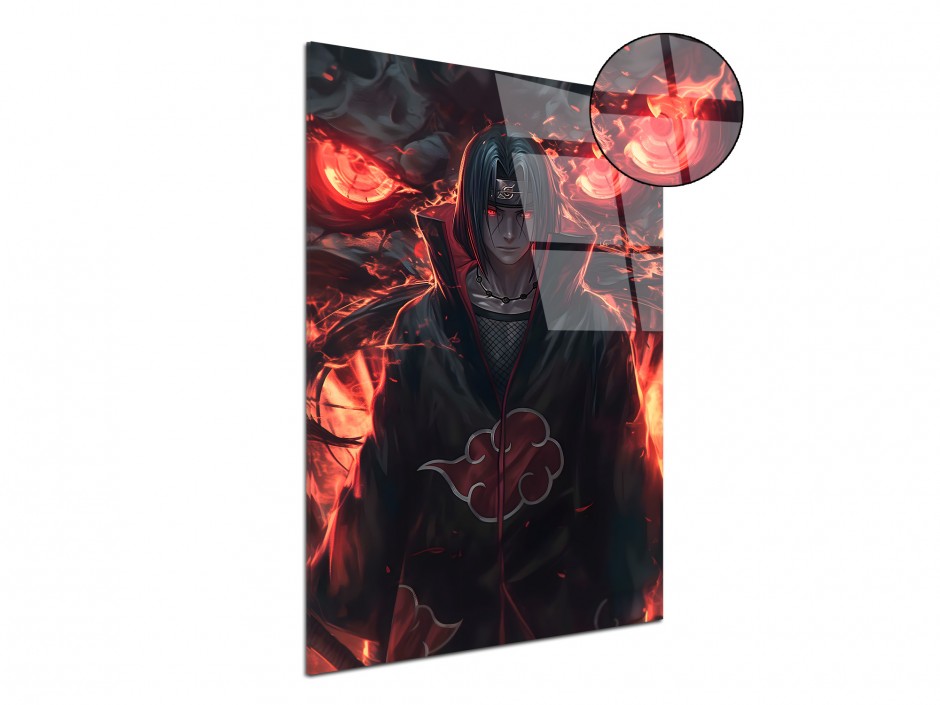 Tableau Plexiglas Itachi Susanoo Rouge