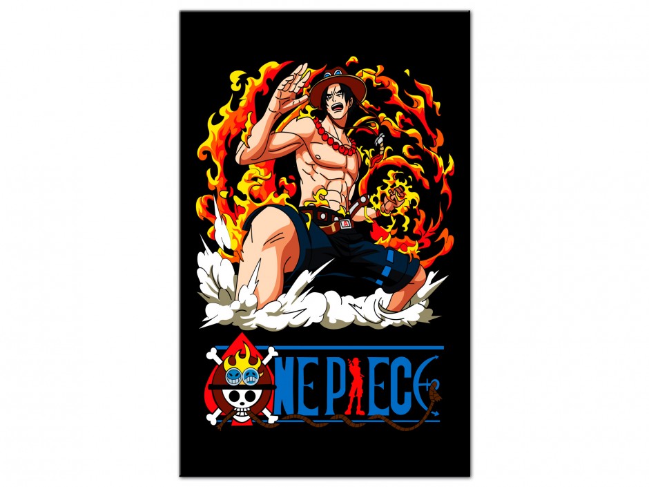 Tableau Aluminium Ace Flames One Piece