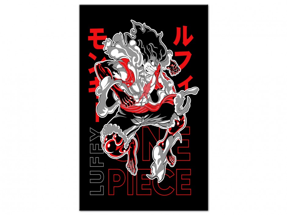 Tableau Aluminium Luffy Forme Gear 4