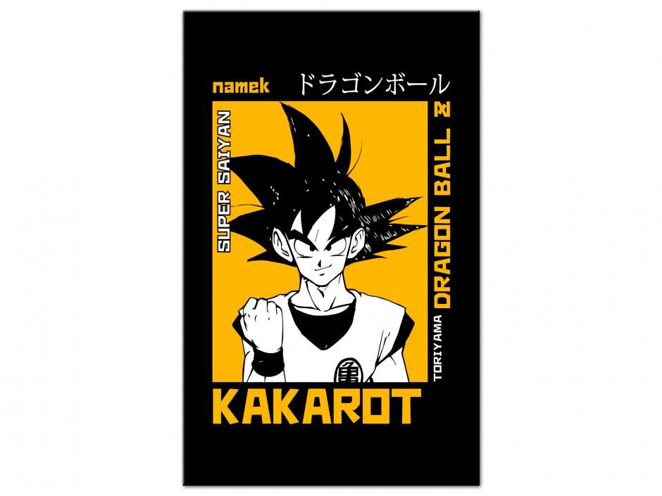 Tableau Aluminium Goku Super Saiyan Jaune