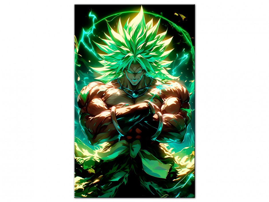 Tableau Aluminium Broly Légendaire