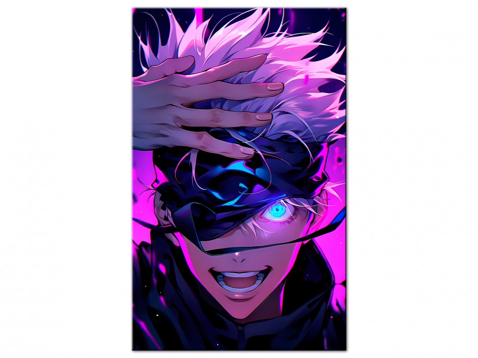 Tableau Aluminium Gojo Regard Bleu